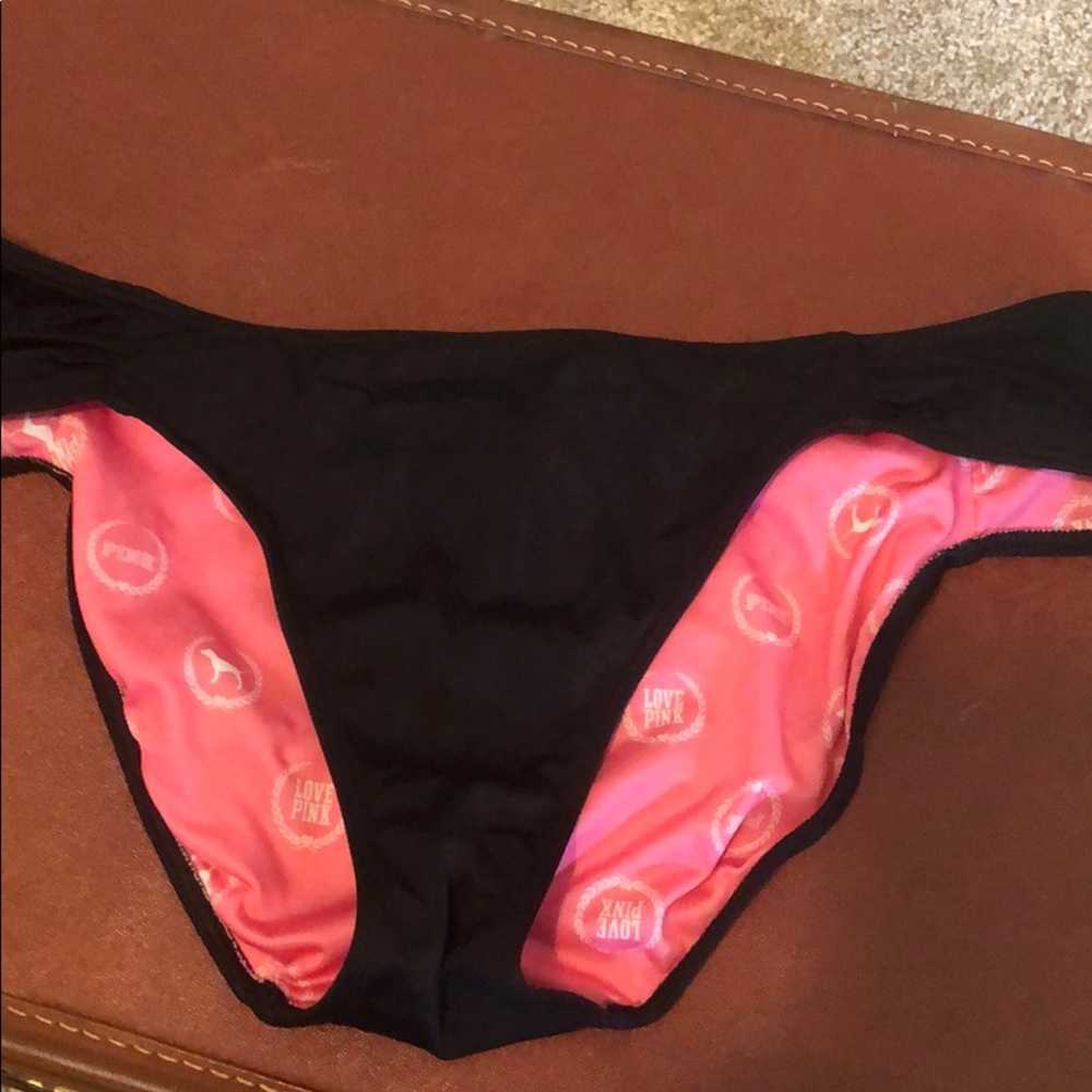 Black Victoria secret bathing suit bottom
